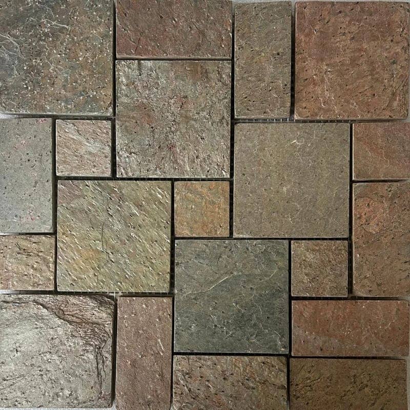 Tropical Green Mosaic Wall Tile