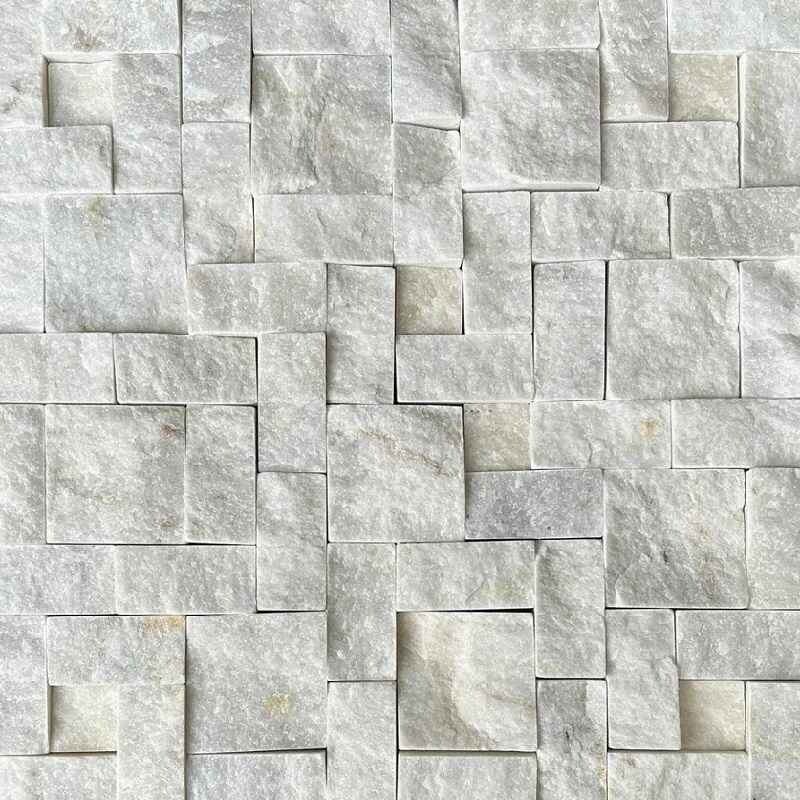 Vintage Matte White Mosaic