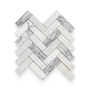 1.25×4 Lilac Honed Herringbone Mosaic