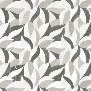 Verdant Mist Honed w/ Polished Accents Mosaic