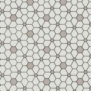 Luxe Cosmos Mint Grey Polished Mosaic