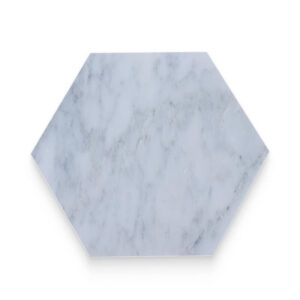 10×10 Bianco Bello Honed Hexagon Tile