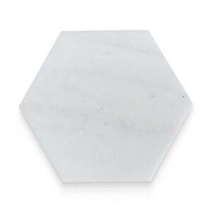 Flora White Hexagon